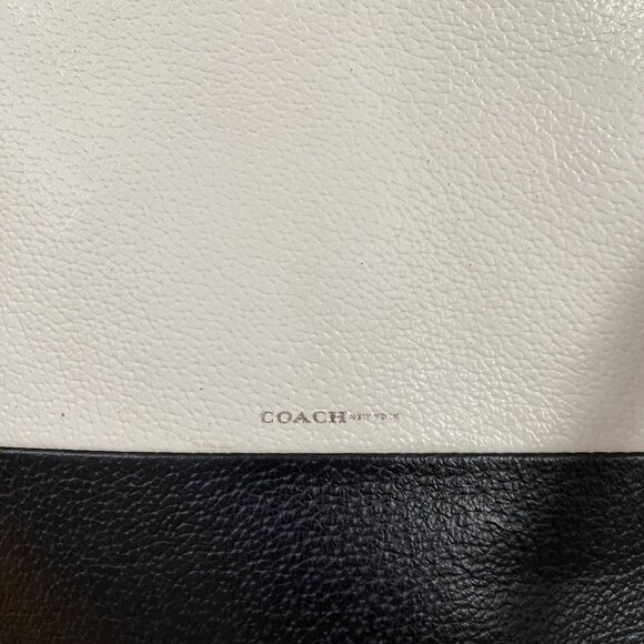 Authentic Coach Colorblock Leather Satchel - Picture 3 of 15